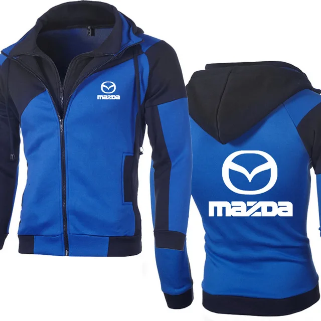 Мужская куртка для Mazda с логотипом автомобиля толстовка капюшоном весна-осень