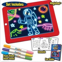 painting pad sketch diy drawing light in dark board kids funny craft toy education toys for children kid writing set brinquedos