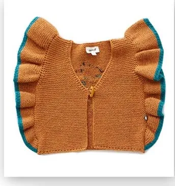 ORANGE TOPS Зимняя одежда для маленьких девочек юбка для девочек юбка-пачка для девочек Лоскутная вязаная юбка-пачка фиолетового цвета для малышей, vestidos, комплекты рождественской одежды - Цвет: ORANGE TOPS