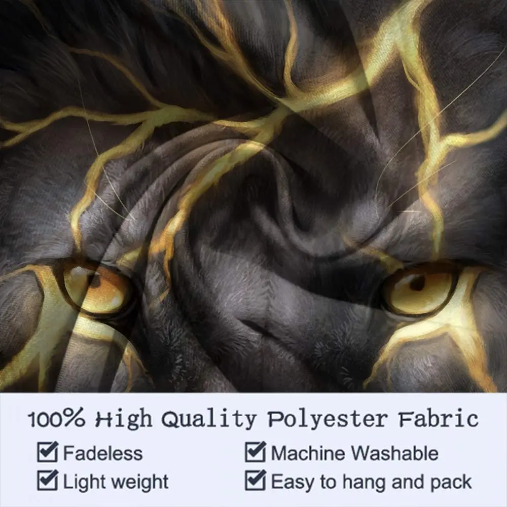 Настенный Гобелен NiYoung с изображением золотистого крутого короля Лев гобелен