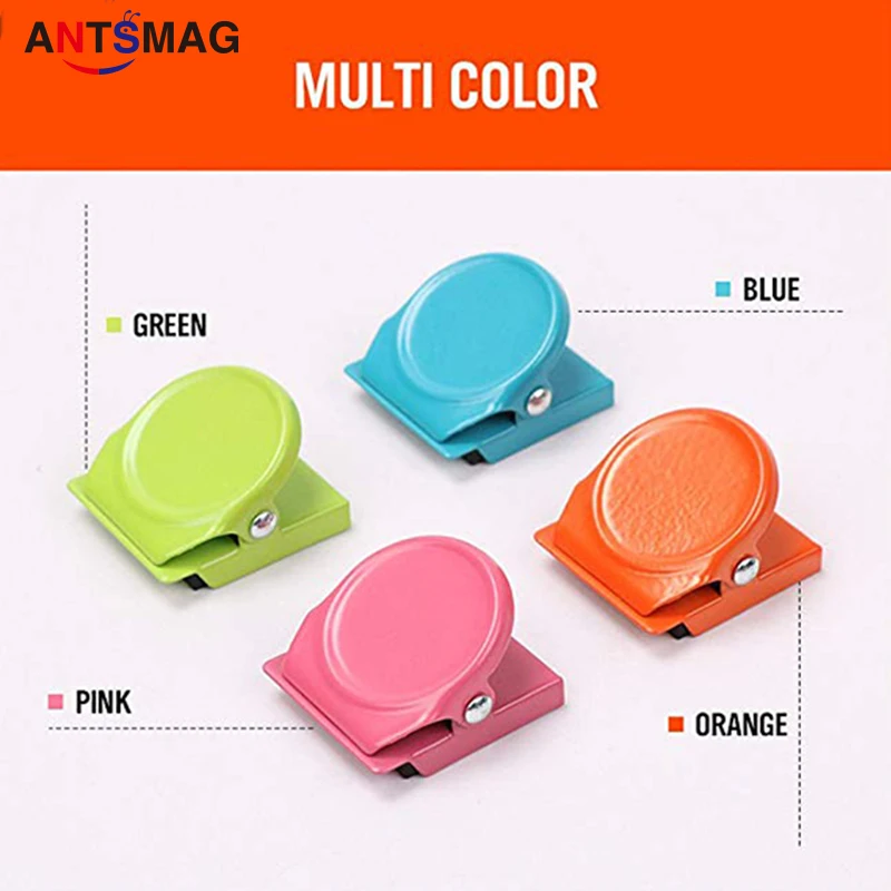 16pcs Magnetic Metal Clip Magnets Clips Refrigerator Whiteboard Wall Memo Note | Обустройство дома