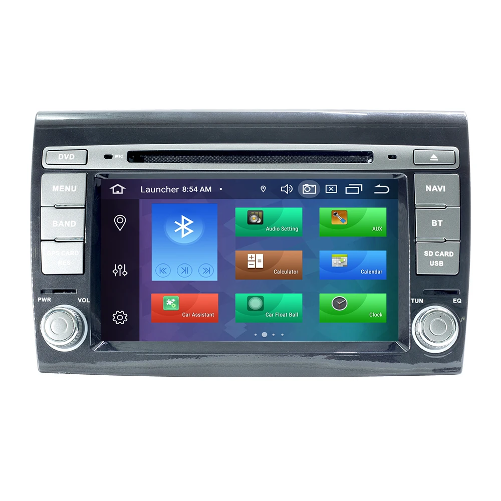 Автомобильный мультимедийный плеер IPS DSP 2 Din Android 10 для Fiat/Bravo 2007 2008 2009 2010 2011 2012