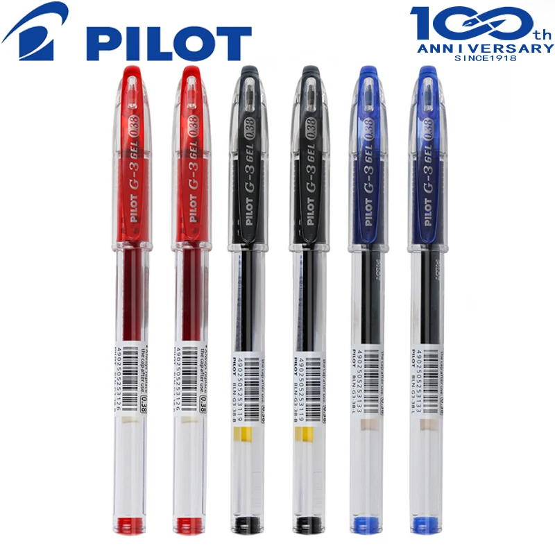 

12Pcs Japan PILOT G-3 Gel Gel Pen 0.38mm/0.5mm Bullet Business Signature Office Book Writing Pen Quick-Dry Stationery Items