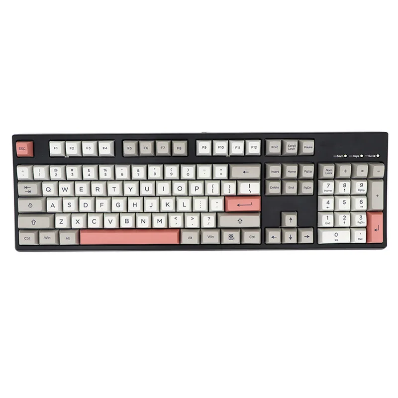 Механическая клавиатура Keypro в стиле ретро 9009 SA набор толстых колпачков для