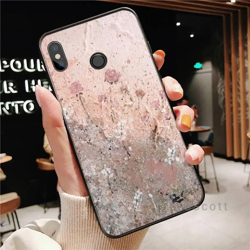 

Gold Rose Glitter Love Phone Case For Xiaomi Redmi Note 4 4x 5 6 7 8 pro S2 PLUS 6A PRO