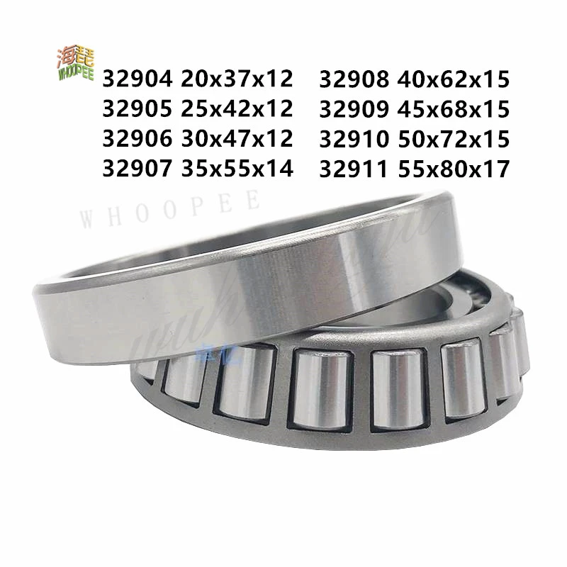 

Free shipping high quality tapered roller bearings 32904 32905 32906 32907 32908 32909 32910 32911