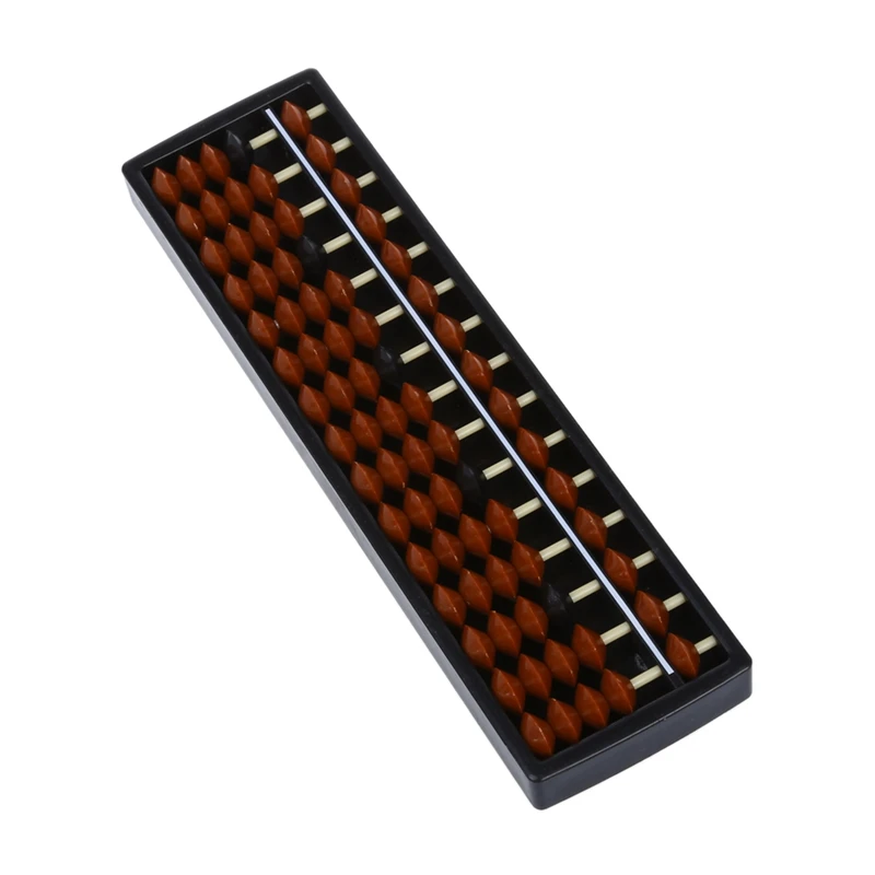 2 шт. портативный пластиковый Абакус арифметический расчетный инструмент 13 цифр