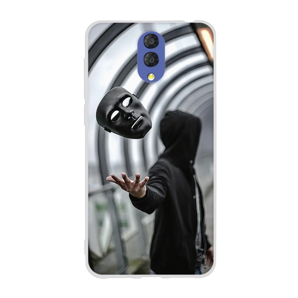 Чехол для Alcatel 3 3L 2019 Ультратонкий Мягкий силиконовый чехол с цветочным рисунком |