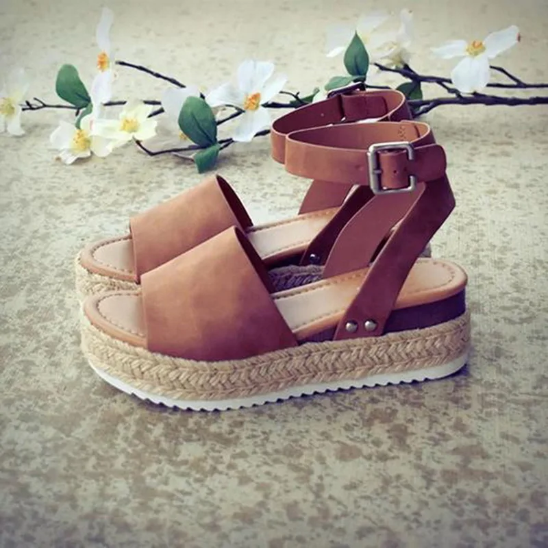 

Wedges Shoes For Women High Heels Sandals Summer Shoes 2021 Flip Flop Chaussures Femme Platform Sandals Plus Size 35-43