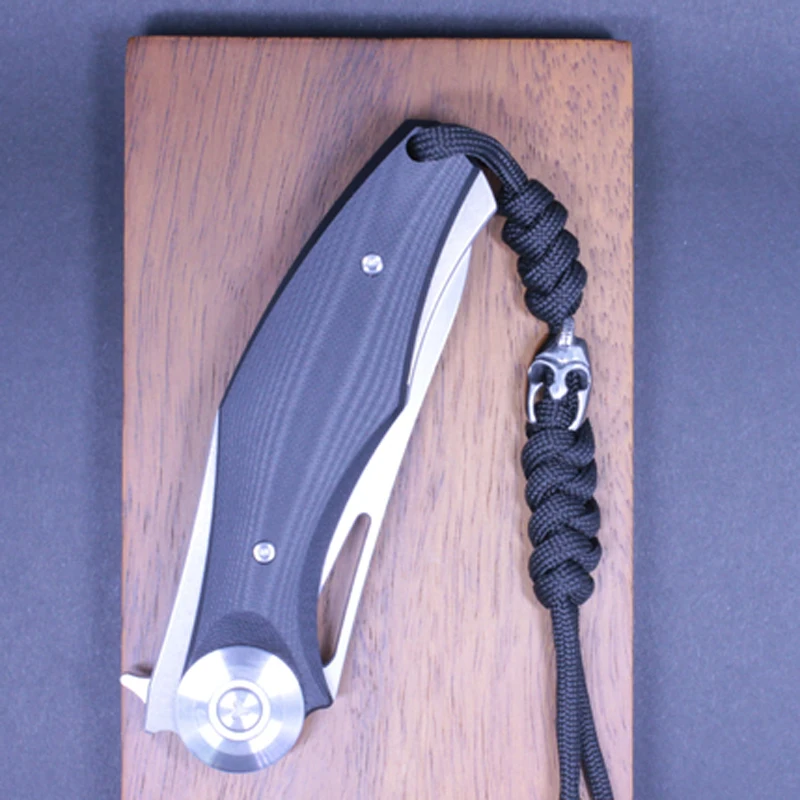 Сделай Сам EDC бусы на веревочке титановая сталь латунный нож Бусины Шлем Зонт