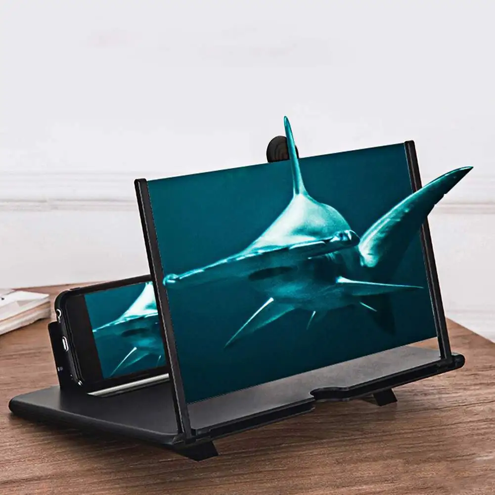 

Universal 10 Inch 3D Phone Screen Magnifier Mobile Phone Video HD Video Magnifying Glass Stand For Movie Phone Bracket Holder
