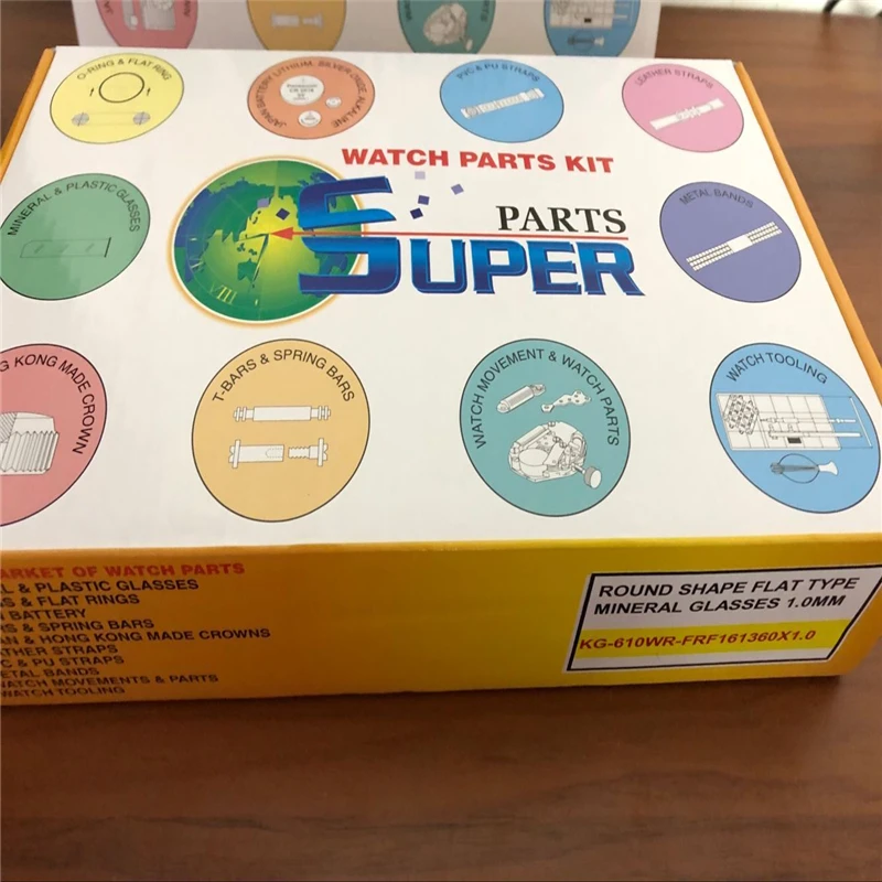 Качественное Стекло для часов с минеральным кристаллом Плоская Круглая