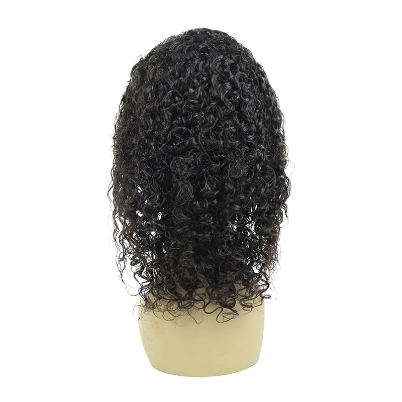 13*4 Brazilian Curly Human Hair Wig Pre Plucked 150% Density Front Lace Wigs | Шиньоны и парики