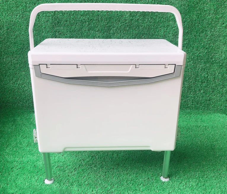 

29L fishing box four-legged lifting fishing box fishing equipment high sitting position fresh-keeping refrigerated fish box