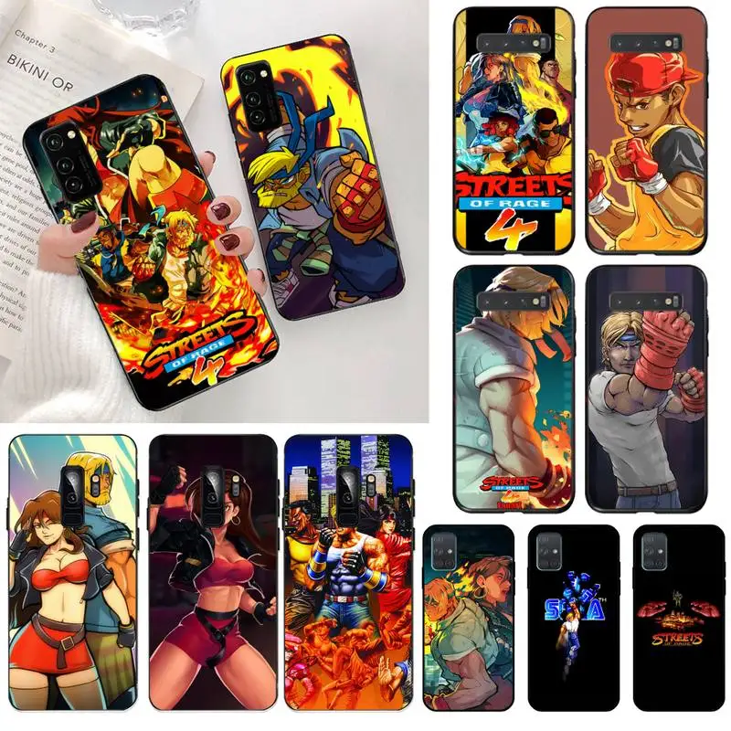 

CUTEWANAN Action game Streets of Rage 4 Phone Case Cover for Samsung S20 plus Ultra S6 S7 edge S8 S9 plus S10 5G lite 2020