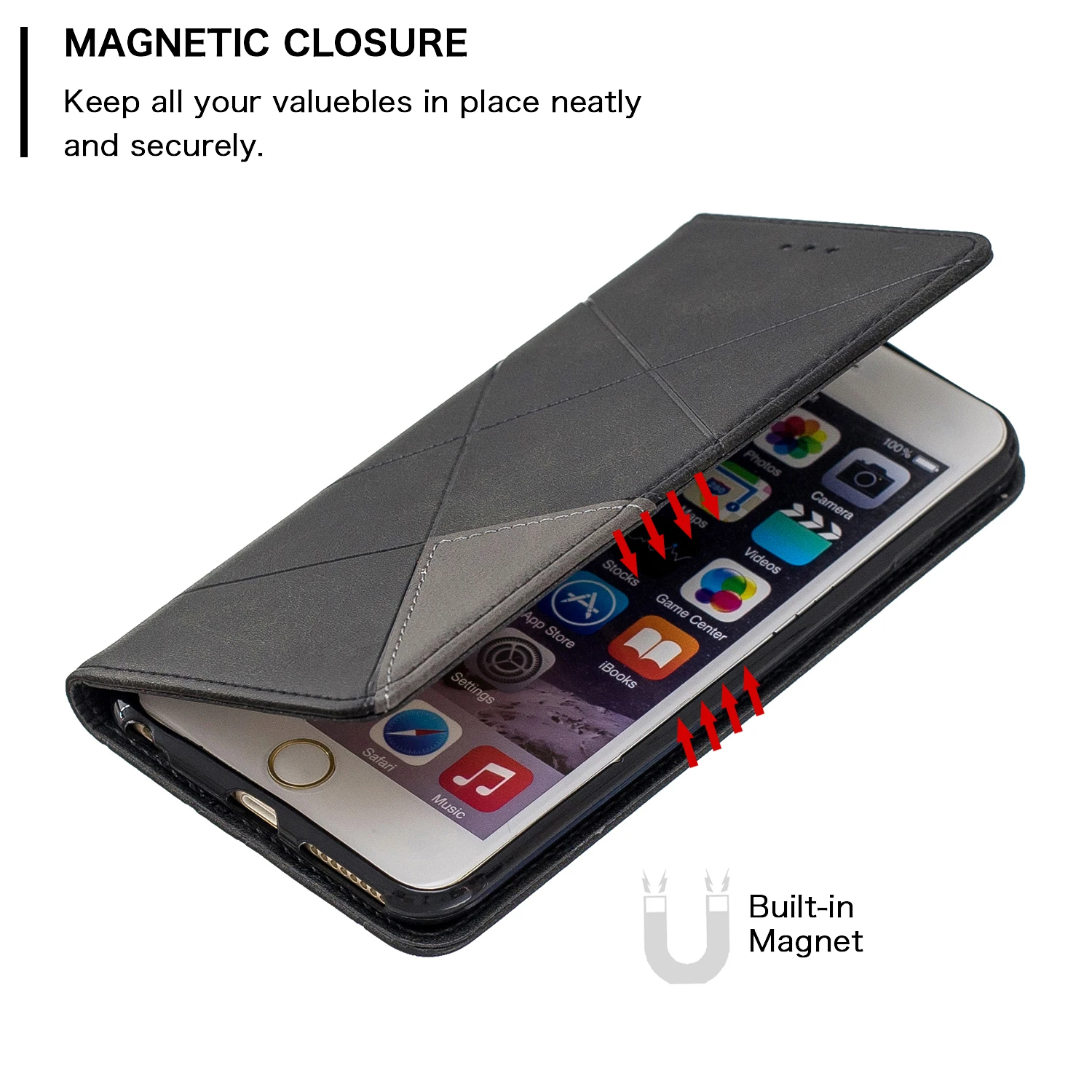 Мраморные Чехлы для iPhone 6 Plus бизнес крутой PU кожаный флип телефон сумка СПС