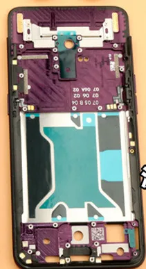 Piezas de repuesto para Oppo Find X, Marco medio, placa de bisel, sin cubierta de lente de c&aacute;mara-3