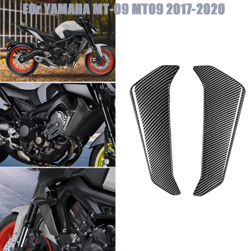 

Боковые панели радиатора мотоцикла, защитная крышка, обтекатель для Yamaha MT09 MT-09 2017-2020, аксессуары