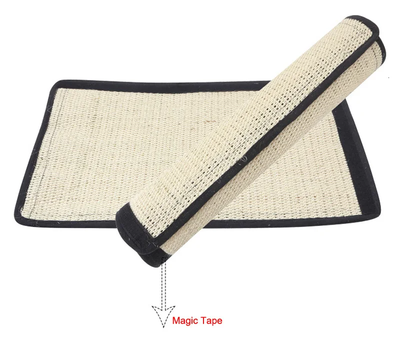 Pawstrip 40*30 см Когтеточка для кошек, гибкий коврик для кошек из сизаля, игрушки для защиты мебели, шлифованные когти, Когтеточка для кошек, игрушечный коврик