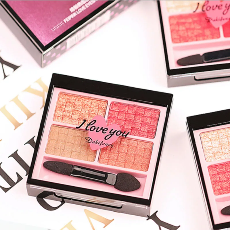 Блестящие тени для век Палитра Мраморное блюдо макияж глаз матовая палитра теней