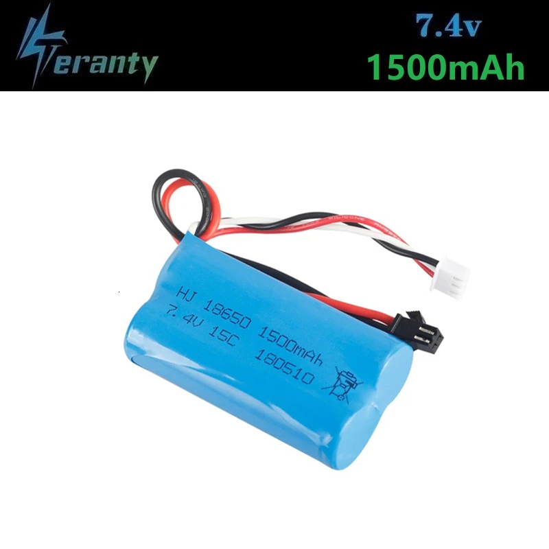 

(SM Plug) 7,4 V 1500mAh lipo батарея для YDI U12A Syma S033g Q1 TK H101 18650 7,4 V батарея Rc игрушки лодки автомобили танки Дрон часть