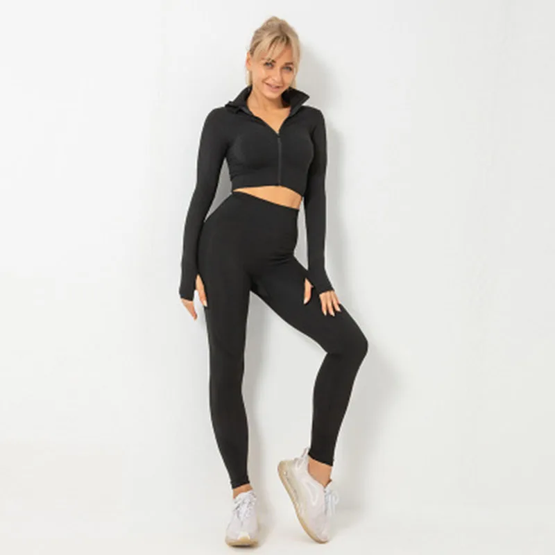 2022 Hot Sale Women Gym Suit Fitness Sets Sports Clothing Ropa Deportiva Mujer Gym Clothing Yoga Clothing Yoga Sets Fitness Suit