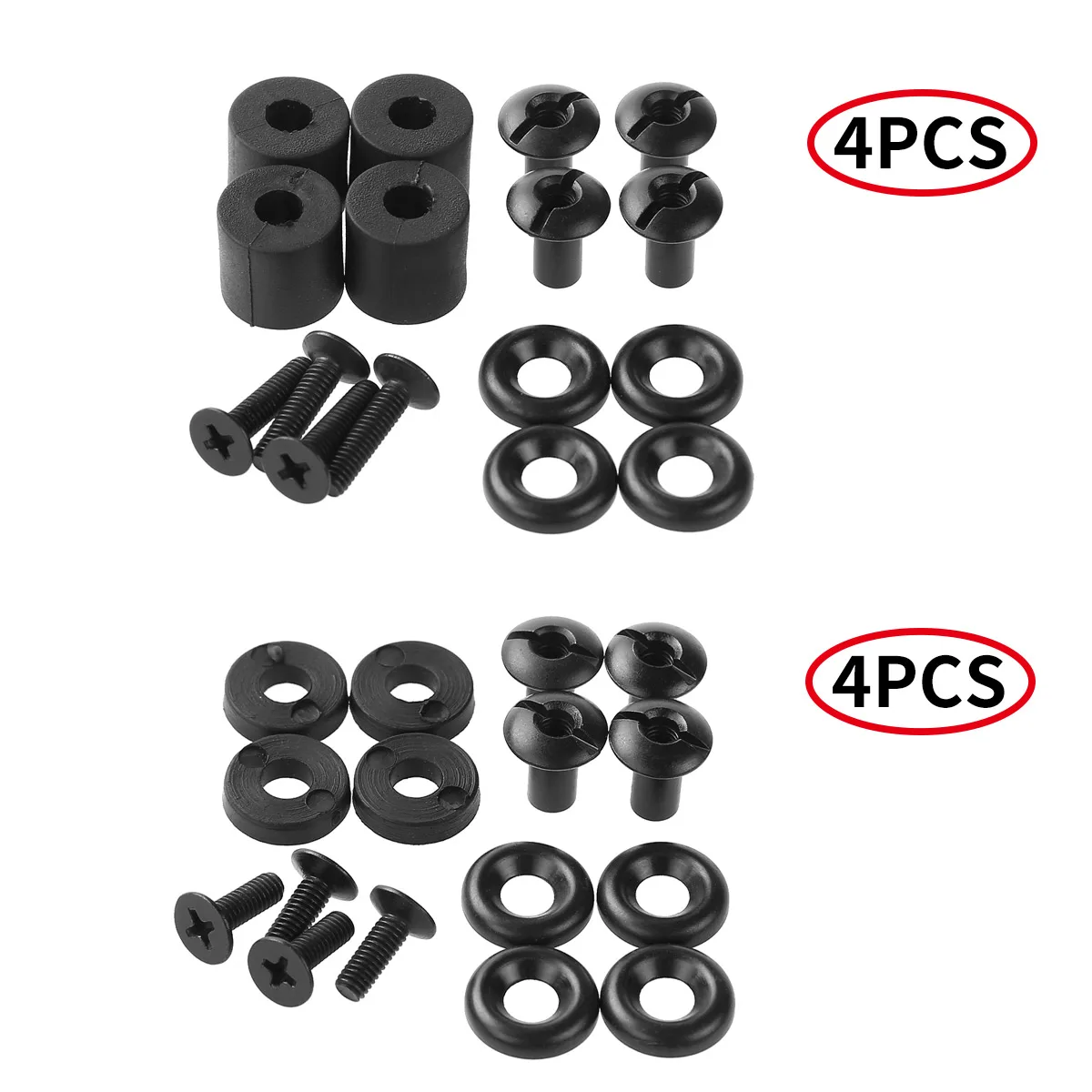 4 Sets Tuckable Kydex Holsters Accessories Concealment Express Spare Hardware Kit DIY Holster Scabbard Screw Parts Tool Supplies |