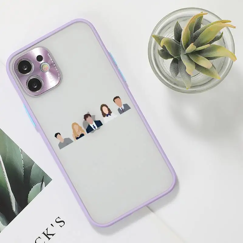 

Gossip Girl Love Best Friends Phone Case purple matte transparent For iPhone 7 8 x xs xr 11 12 pro plus max mini Clear Funda