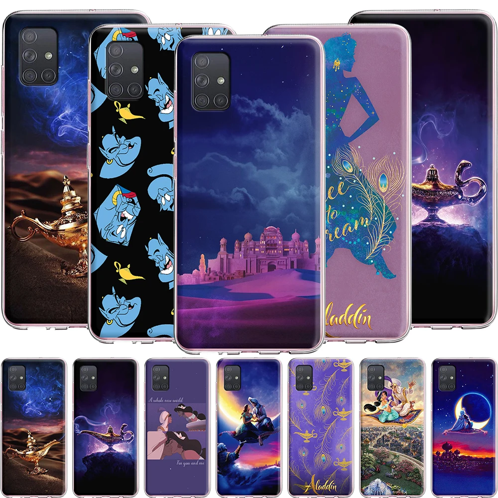 Силиконовый чехол Aladdin с принцессой жасмин для Samsung Galaxy A2 A5 A6 A7 A8 A9 J3 J4 J5 J6 J7 J8 Plus Prime