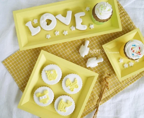 Поднос для хранения макарон в скандинавском стиле Настольный поднос с ручной