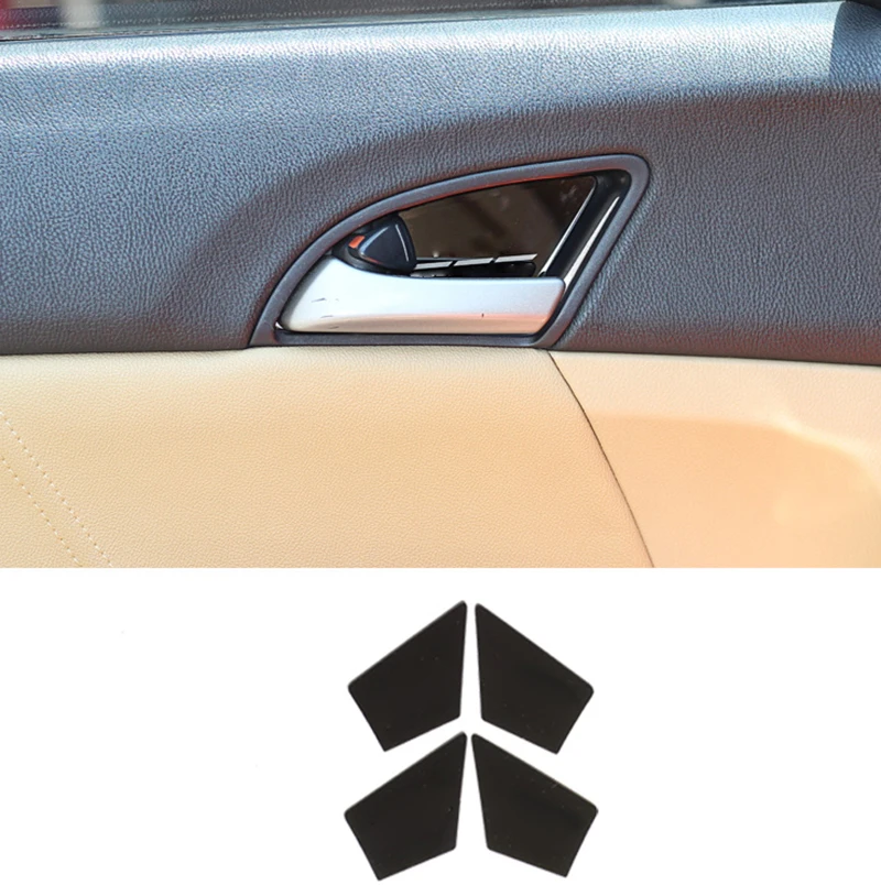 4 шт. внутренняя ручка для Honda Accord 2008-2012 декоративная рамка дверная чаша защита |