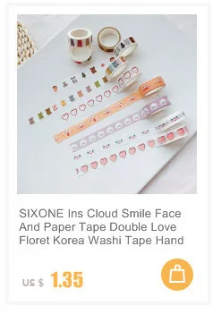 SIXONE 4 комплекта Мультяшные персонажи васи лента щенок изгой собака руководство декоративные ленты Kawaii DIY Материал стикер канцелярские принадлежности