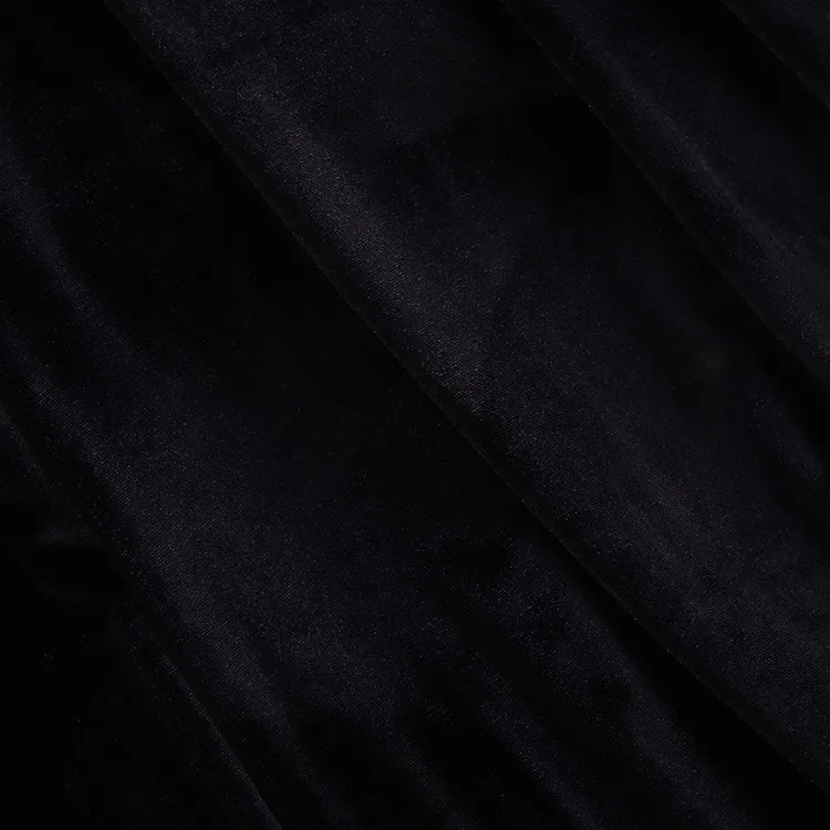 HISUMA/Новинка года; зимнее женское платье с воротником-стойкой и бисером; однобортное бархатное платье феи; Женские однотонные платья трапециевидной формы с поясом