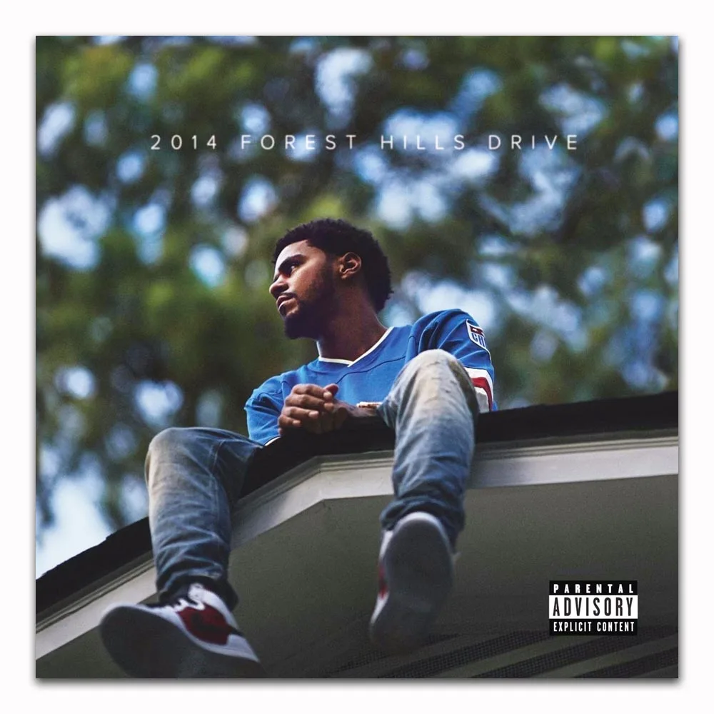 J. Коул 2014 Forest Hills Drive рэп Singer Ablum художественный постер картина живопись Домашний