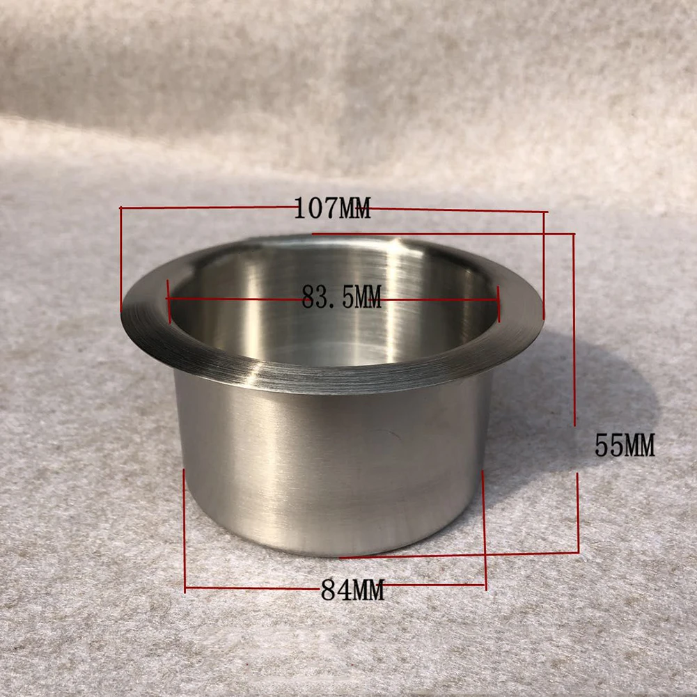 

Stainless Steel Drop-in Cup Holder for Sofa Boat RV Couch Car Truck Poker Rust Resistant Stainless Steel Table Cup Holder