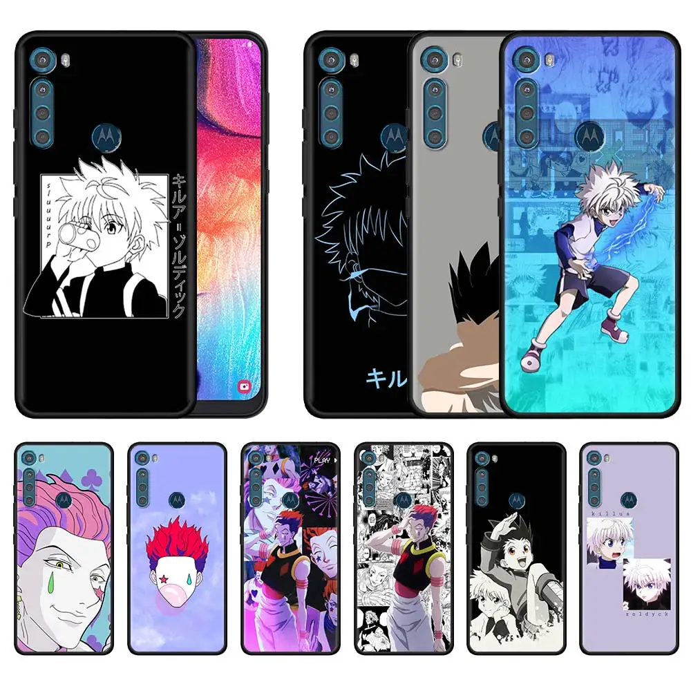 

Hunter X Hunter Anime Case For Motorola One Fusion G9 Play G30 G60 G50 G40 E6s G8 Power Edge Plus Black Soft Phone Coque
