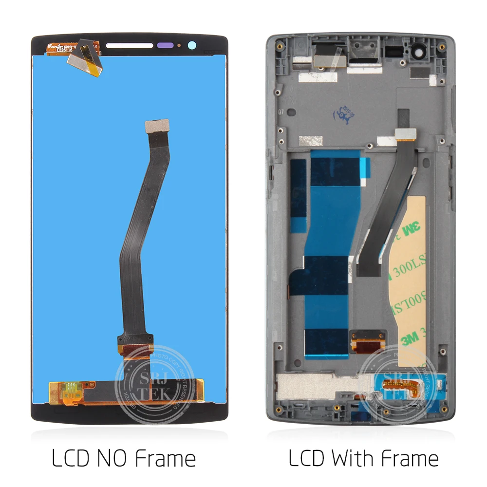 Srjtek для Oneplus one ЖК дисплей Матрица + сенсорный экран дигитайзер полная сборка с