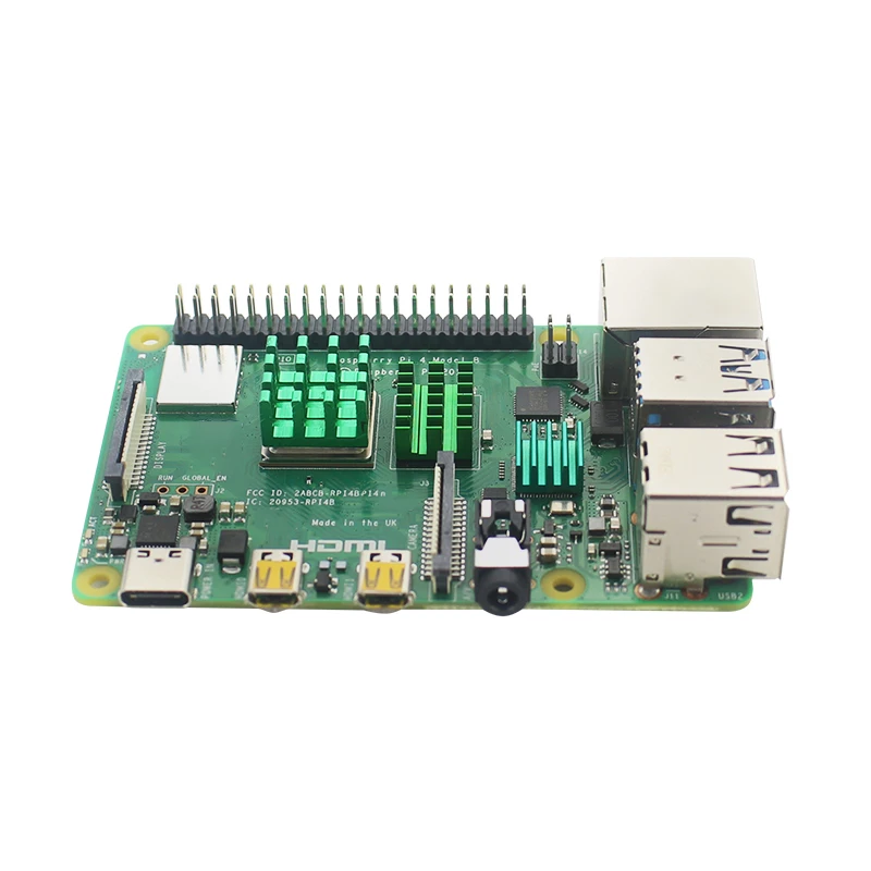 

3 Aluminum Heat Sinks with Conductive Thermal Adhesive Tape Compatible with for Raspberry Pi 4B Model