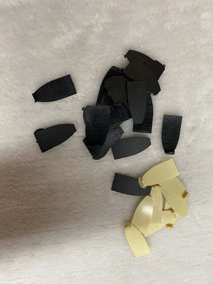 Бесплатная доставка 20est(40 шт) пластиковые двойные басовые наконечники для