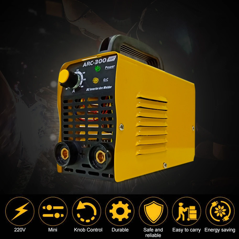 

New High inverter frequency ARC-300 Welder Inverter Portable Electric Welding Machine for Welding Working and Electric Working