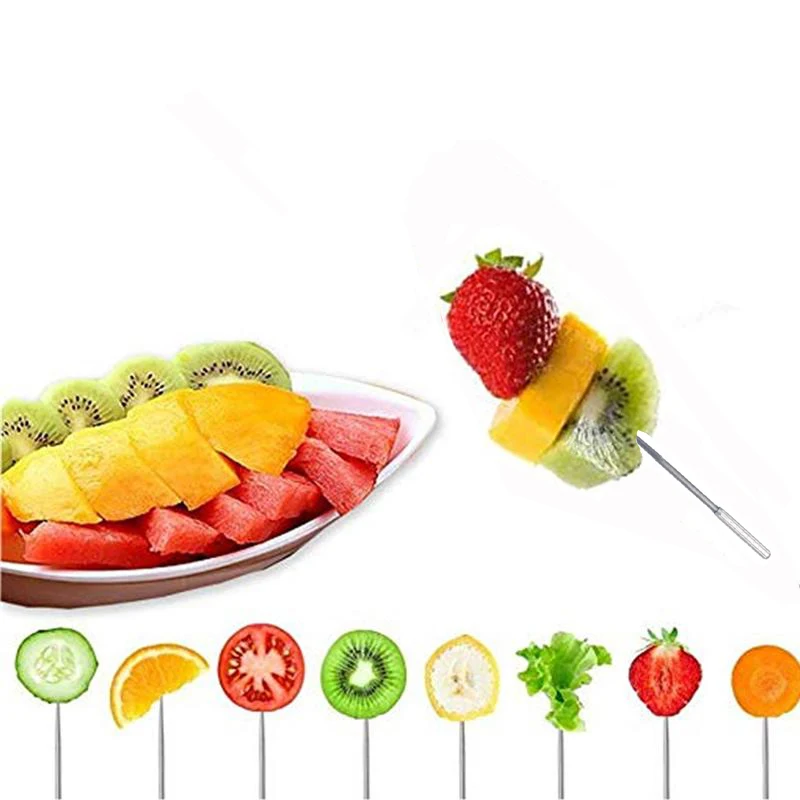 Металлическая титановая зубочистка из нержавеющей стали 10 шт. многоразовая