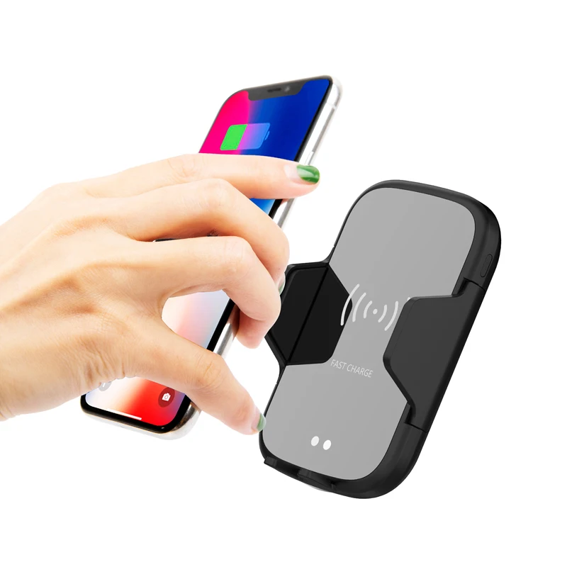 10 Вт Быстрая Зарядка Qi Беспроводное Автомобильное зарядное устройство