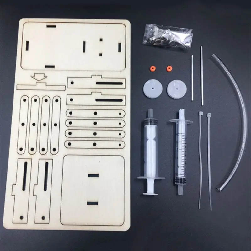 

Kids Scientific Toys Puzzle Hydraulic Experiment Lift Table Projects Physics Teaching Aids DIY Science Educational Kit