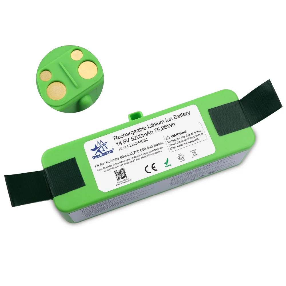 5.2Ah 14,8 V ионно-литиевая Батарея для iRobot Roomba 900 800 700 600 500 Серии 960 980 981 530 560 620 650 770 780 870 с бренда клетки