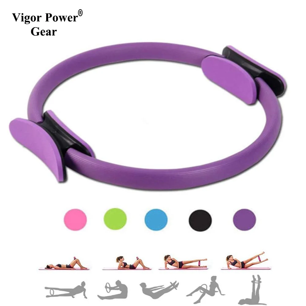 Кольцо для занятий йогой и пилатесом с двойным захватом волшебное кольцо спортом