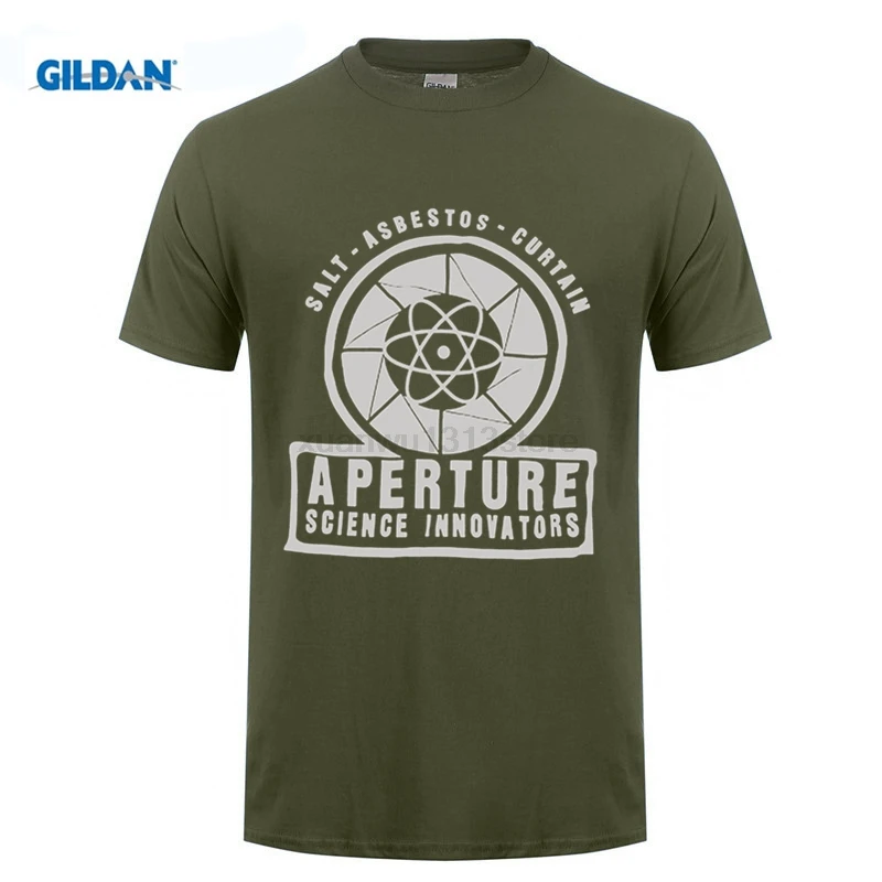 Новое поступление портала 2 апертура лаборатории логотип мужская футболка видео