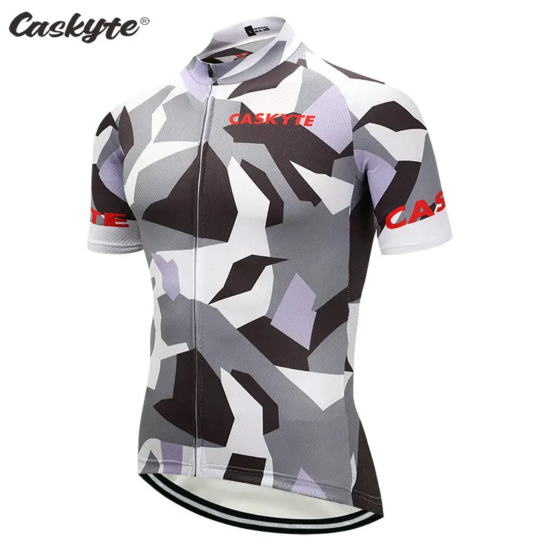 

CASKYTE Women's Short Sleeve Jersey Bike Clothing Ropa Ciclismo Road Bicycling Shirt Quick-Drying Uniform Breathable Bike Tops