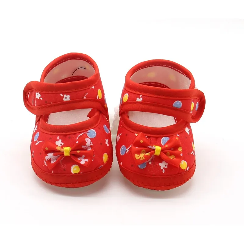 

Bowknot Baby Girl Lace Shoes Toddler Prewalker Anti-Slip First Walker Simple Baby Shoes Hot