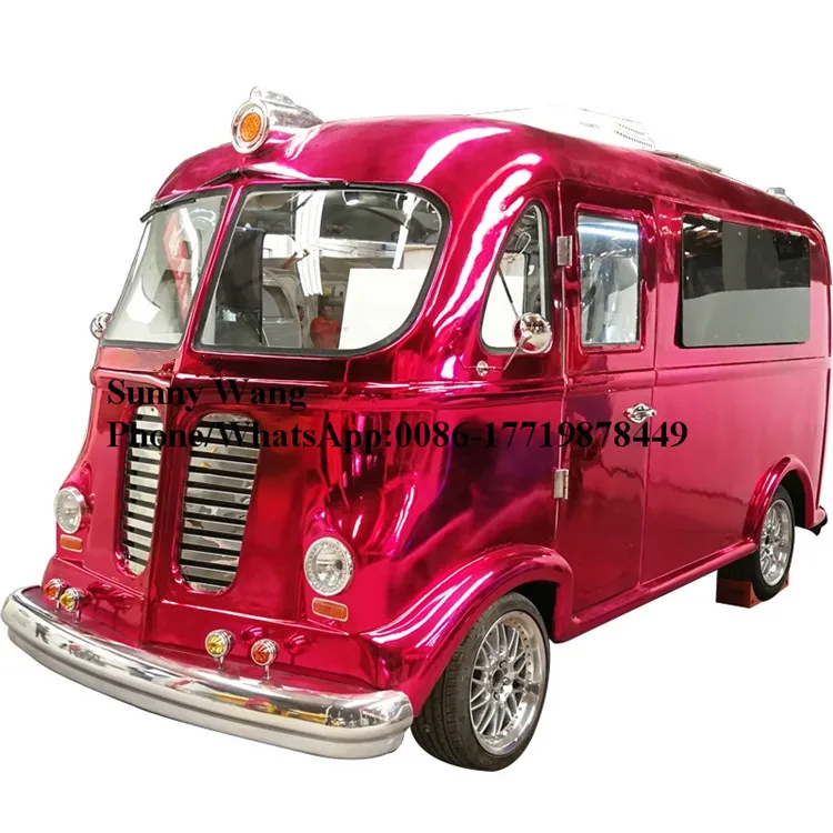 Электрический Cotton Candy гофрирования и мороженое Еда грузовик передвижная Кофейня