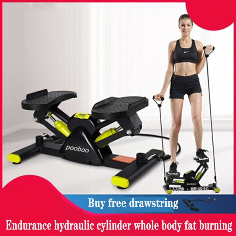 The new V-type stepper household mute mini pedal machine hydraulic pedal indoor health fitness equipment stovepipe machine